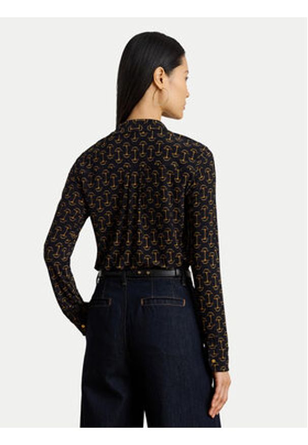 Lauren Ralph Lauren - LAUREN RALPH LAUREN Koszula 200P03717001 Granatowy Regular Fit. Kolor: niebieski. Materiał: syntetyk