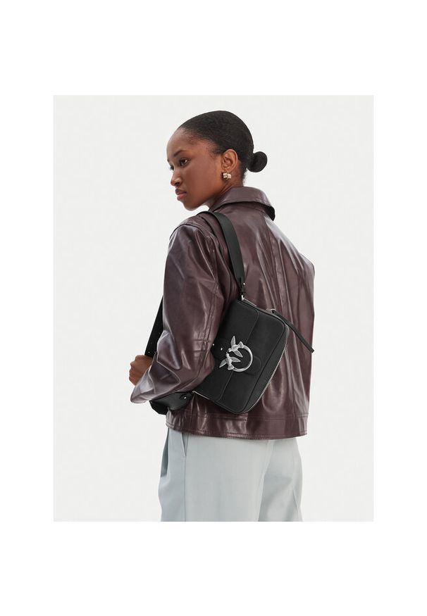 Pinko - Torebka PINKO. Kolor: czarny