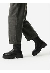 DeeZee Trzewiki CEO-HY66880002-1 Czarny. Kolor: czarny. Materiał: materiał #5
