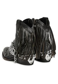 NEW ROCK Kowbojki M-WSTM003TES-S1 Czarny. Kolor: czarny. Materiał: skóra. Styl: rockowy