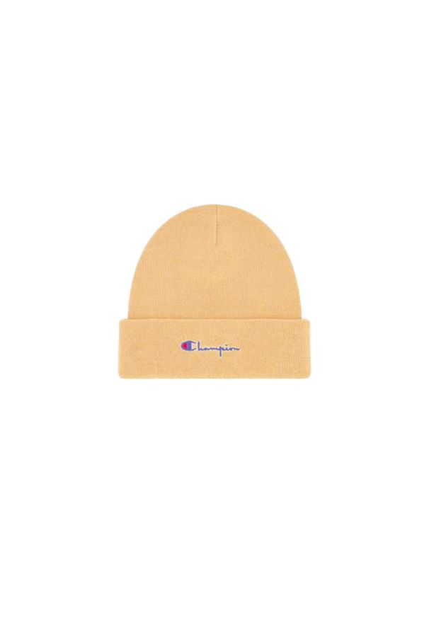 Czapka dla dorosłych Champion Beanie. Kolor: beżowy. Materiał: poliester. Sezon: zima. Styl: sportowy