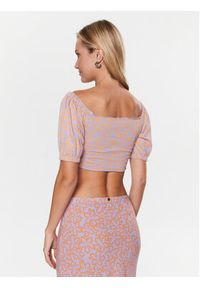 Roxy Bluzka Flirty Walk ARJKT03402 Różowy Regular Fit. Kolor: różowy. Materiał: bawełna #5
