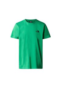 Koszulka turystyczna męska The North Face Simple Dome Tee. Kolor: zielony. Materiał: bawełna. Sezon: lato