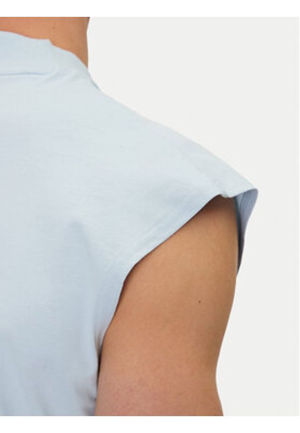 Hugo - HUGO Tank top Navertz 50509773 Błękitny Regular Fit. Kolor: niebieski. Materiał: bawełna