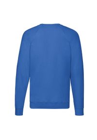 FRUIT OF THE LOOM - Lekka Raglanowa Bluza Unisex Dla Dorosłych. Kolor: niebieski. Długość rękawa: raglanowy rękaw