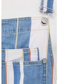 Pepe Jeans ogrodniczki jeansowe Abby. Okazja: na co dzień. Kolor: niebieski. Styl: casual #5