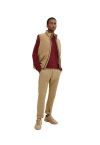 Tom Tailor Sweter 1032302 Bordowy Regular Fit. Kolor: czerwony. Materiał: bawełna #3