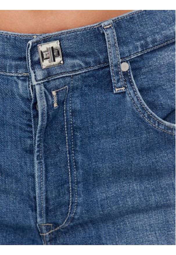 Replay Jeansy WA526 .000.773 761 Granatowy Wide Leg. Kolor: niebieski