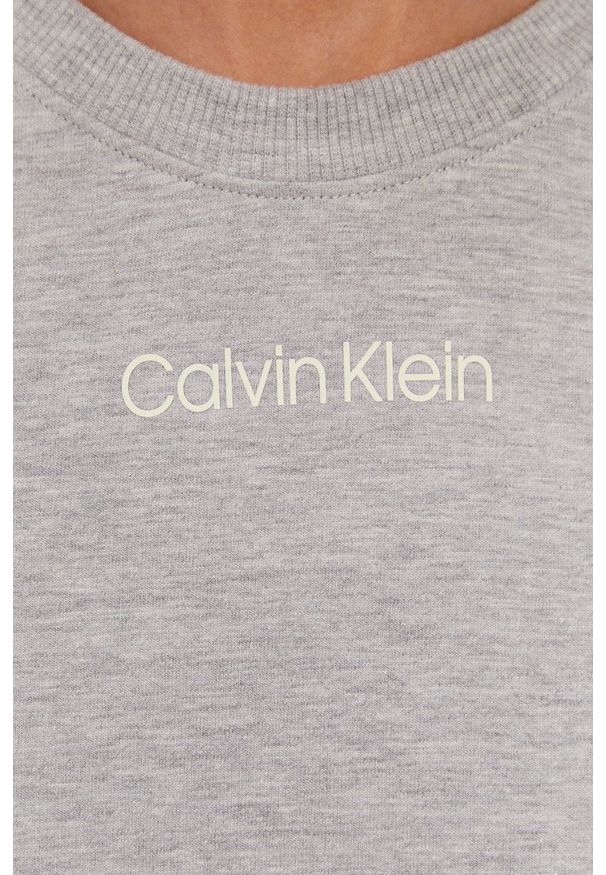 Calvin Klein Underwear Bluza piżamowa damska kolor szary. Kolor: szary. Materiał: dzianina. Długość: długie