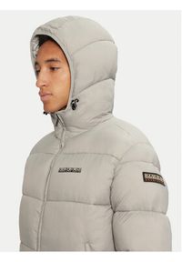 Napapijri Kurtka zimowa A-Suomi NP0A4GJE Szary Regular Fit. Kolor: szary. Materiał: syntetyk. Sezon: zima