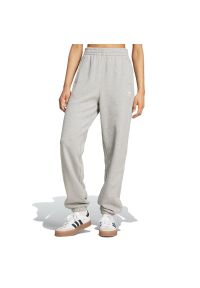 Adidas - Spodnie damskie adidas Originals Essentials French Terry IY4988 - szare. Okazja: na co dzień. Kolor: szary. Materiał: dresówka, bawełna, materiał. Szerokość buta: średnie. Sport: fitness