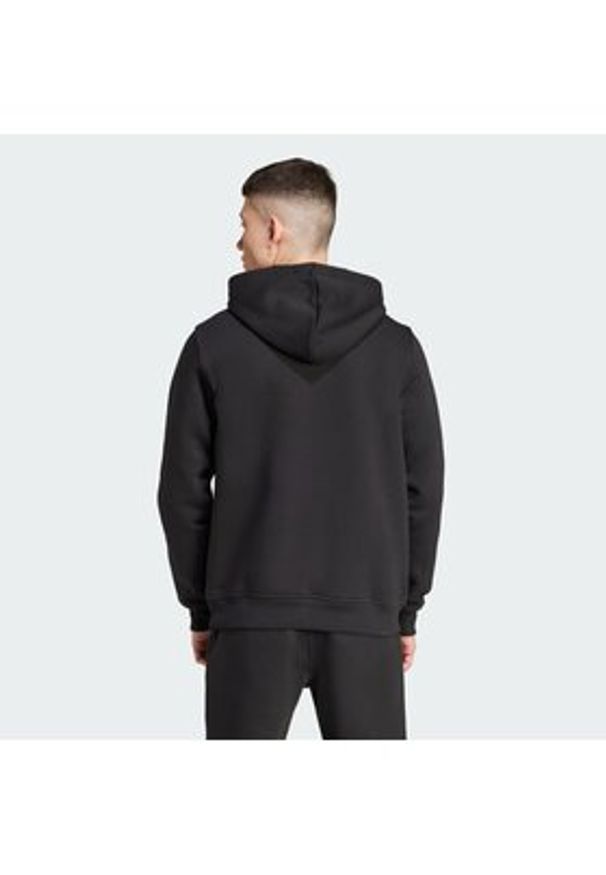 Adidas - adidas Bluza Trefoil Essentials IY4930 Czarny Regular Fit. Kolor: czarny. Materiał: syntetyk