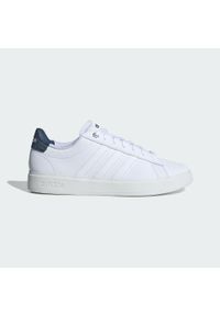 Adidas - Buty Grand Court 2.0. Okazja: na co dzień. Kolor: niebieski, wielokolorowy, biały. Materiał: materiał