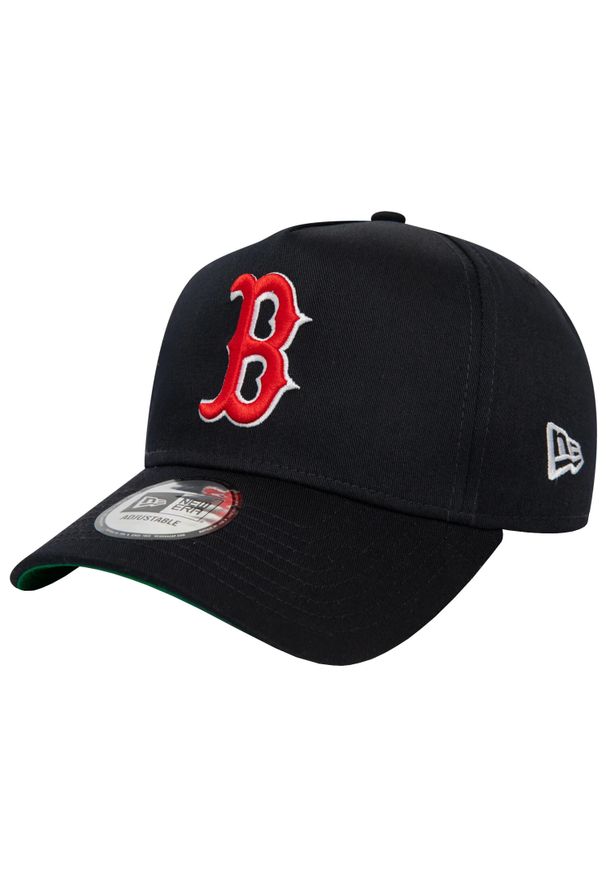 Czapka z daszkiem męska New Era MLB 9FORTY Boston Red Sox World Series Patch Cap. Kolor: niebieski. Materiał: poliester