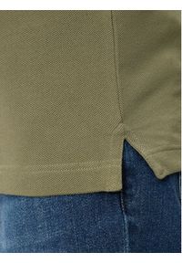 Lacoste Polo PH4012 Khaki Slim Fit. Typ kołnierza: polo. Kolor: brązowy. Materiał: bawełna #4
