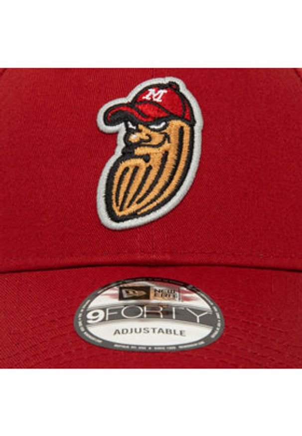 New Era Czapka z daszkiem Minor League 940 Nuts 60435082 Czerwony. Kolor: czerwony. Materiał: materiał