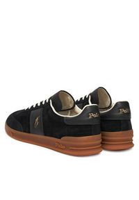 Polo Ralph Lauren Sneakersy 809978010001 Czarny. Kolor: czarny. Materiał: zamsz, skóra