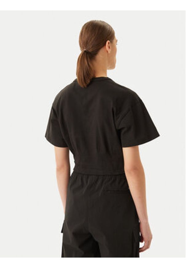 Alpha Industries T-Shirt Waisted 148070 Czarny Regular Fit. Kolor: czarny. Materiał: bawełna