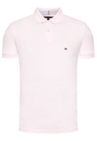 TOMMY HILFIGER - Tommy Hilfiger Polo 1985 MW0MW17770 Różowy Regular Fit. Typ kołnierza: polo. Kolor: różowy. Materiał: bawełna