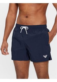 Emporio Armani Underwear Szorty kąpielowe 211756 4R422 06935 Granatowy Regular Fit. Kolor: niebieski. Materiał: syntetyk #1