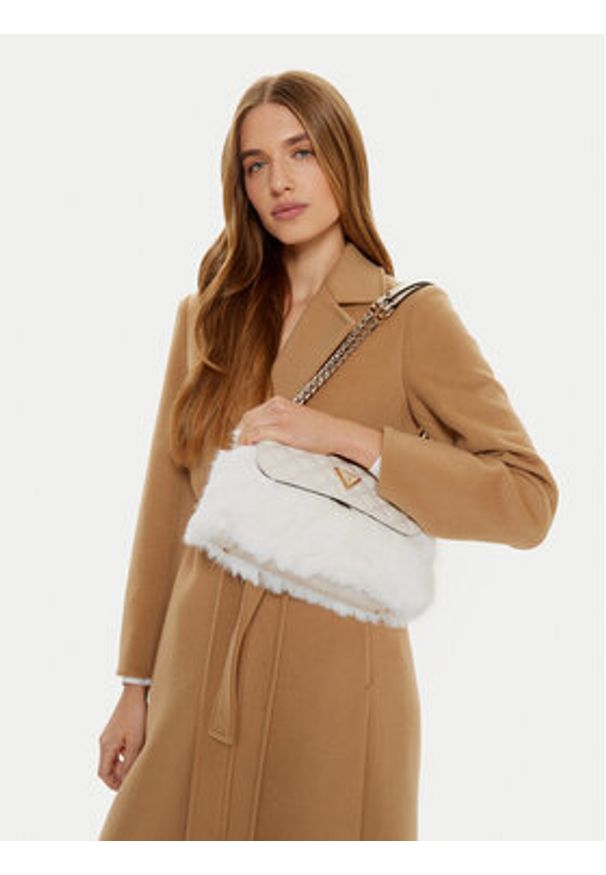 Guess Torebka HWQF93 52210 Écru. Materiał: skórzane