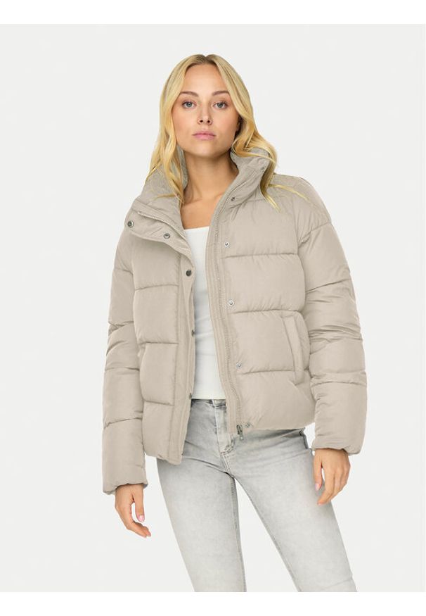 only - ONLY Kurtka zimowa New Cool 15295424 Beżowy Regular Fit. Kolor: beżowy. Materiał: syntetyk. Sezon: zima