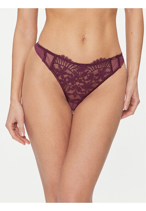 Hunkemöller Stringi Kea 203673 Fioletowy. Kolor: fioletowy. Materiał: syntetyk