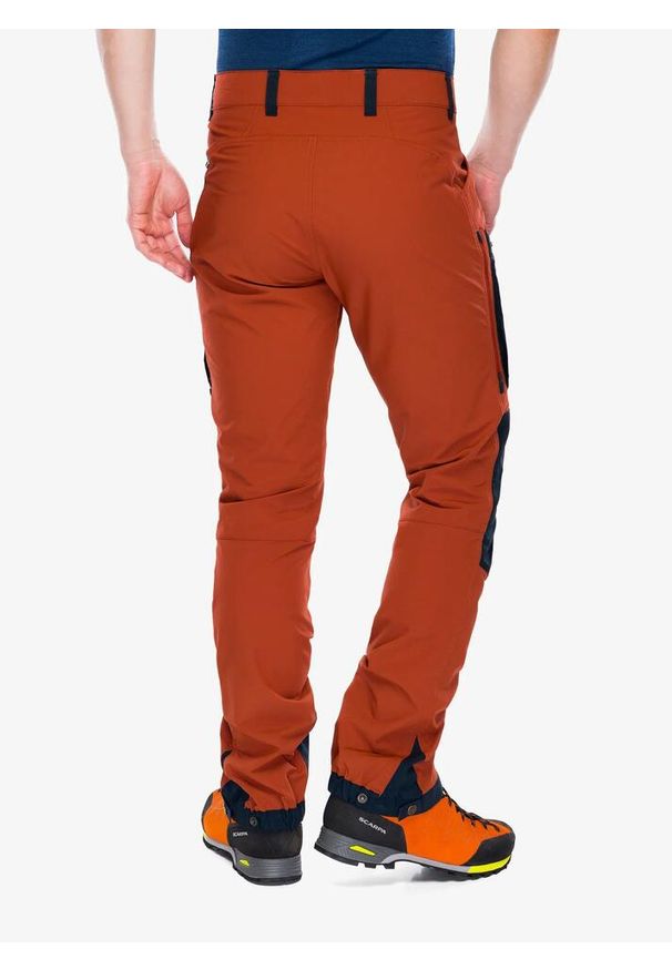 Fjällräven - Spodnie trekkingowe męskie Fjallraven Keb Agile Trousers. Kolor: pomarańczowy. Sport: turystyka piesza