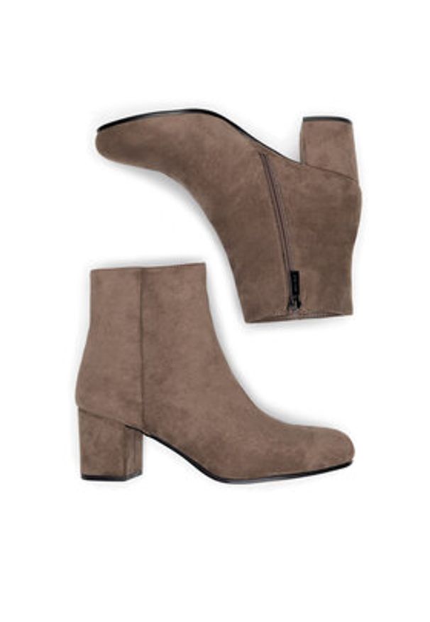 Jenny Fairy Botki HY20247-1 Beżowy. Kolor: beżowy. Materiał: materiał