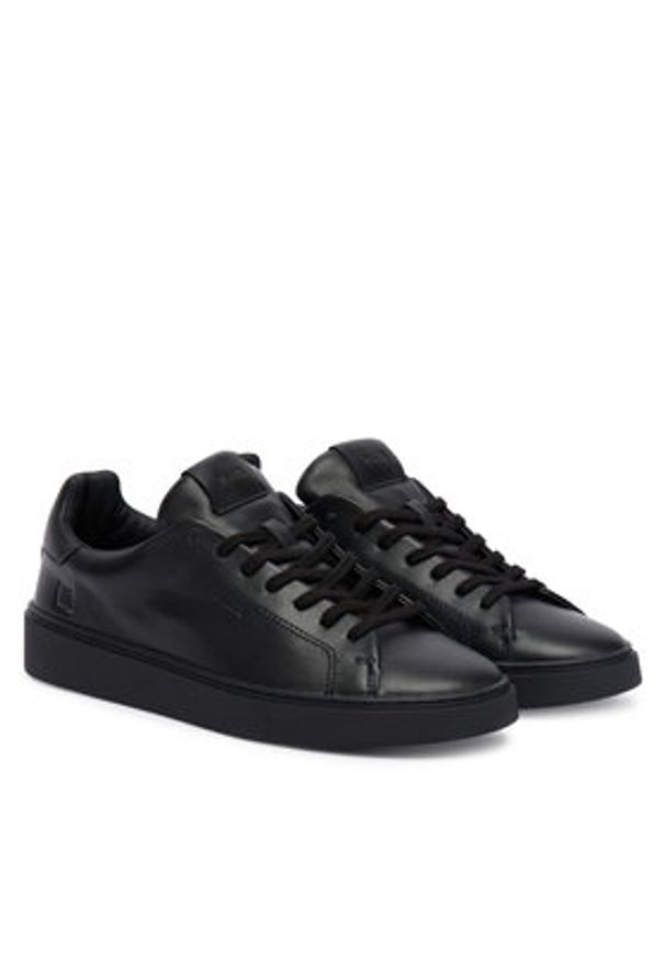 D.A.T.E. Sneakersy Levante Mono M431-LV-MN Czarny. Kolor: czarny. Materiał: skóra