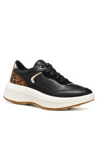 Geox Sneakersy D Spherica Ecub-3 D46WTB 0BCPZ C9209 Czarny. Kolor: czarny. Materiał: skóra #4