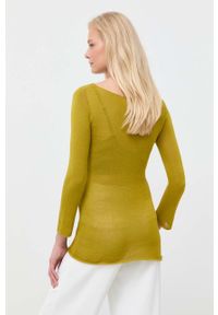 MAX&Co. sweter damski kolor zielony lekki. Okazja: na co dzień. Kolor: zielony. Materiał: dzianina. Długość rękawa: długi rękaw. Długość: długie. Styl: casual #3