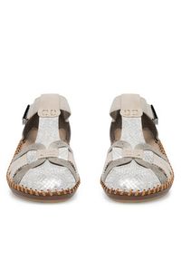 Rieker Sandały M1650-60 Beżowy. Kolor: beżowy. Materiał: syntetyk #2