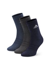 Adidas - adidas Zestaw 3 par wysokich skarpet unisex IP2634 3-PACK Kolorowy. Materiał: syntetyk. Wzór: kolorowy