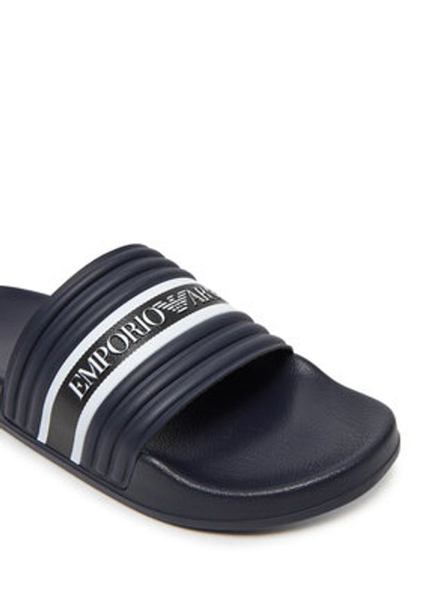 Emporio Armani Klapki XVPS14 XR277 U533 Granatowy. Kolor: niebieski