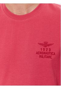 Aeronautica Militare T-Shirt 232TS2129J609 Różowy Regular Fit. Kolor: różowy. Materiał: bawełna