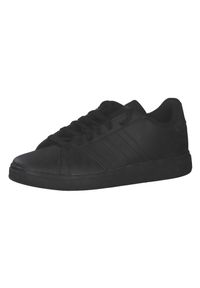 Buty Chłopak Adidas Grand czarny. Okazja: na co dzień. Kolor: czarny #1