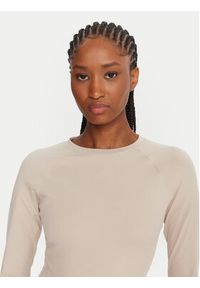 Reebok Koszulka techniczna Reebok X Ewa Chodakowska RK25316CCW Beżowy Slim Fit. Kolor: beżowy. Materiał: syntetyk #6