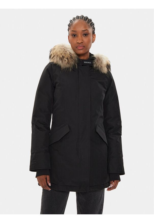 Woolrich Kurtka puchowa Arctic Raccoon CFWWOU0538FR UT0001 Czarny Regular Fit. Kolor: czarny. Materiał: syntetyk, bawełna