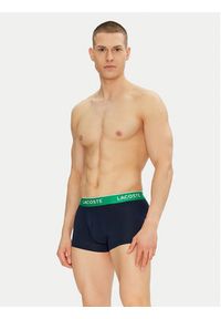 Lacoste Komplet 3 par bokserek 5H1297 Granatowy. Kolor: niebieski. Materiał: bawełna