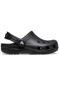 Buty do chodzenia dla dzieci Crocs Classic Clog Kids. Okazja: na co dzień, na plażę. Kolor: czarny. Materiał: materiał, syntetyk. Styl: casual