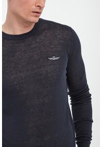 Aeronautica Militare - Sweter męski lniany AERONAUTICA MILITARE. Materiał: len #2