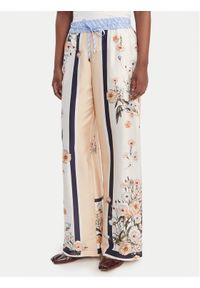 Liu Jo Spodnie materiałowe WA6358 T2555 Beżowy Relaxed Fit. Kolor: beżowy. Materiał: syntetyk #1
