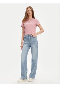 Guess T-Shirt O5RI01 KBBU1 Różowy Regular Fit. Kolor: różowy. Materiał: bawełna #4