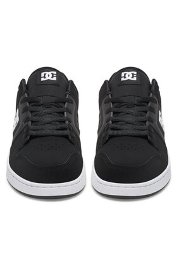 DC Shoes Sneakersy MANTECA 4 ADYS100765-BKW Czarny. Kolor: czarny. Materiał: nubuk, skóra