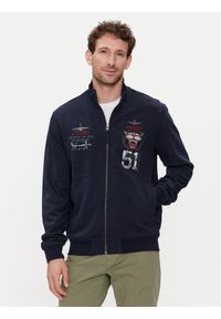 Aeronautica Militare Bluza 241FE1881F501 Granatowy Regular Fit. Kolor: niebieski. Materiał: bawełna