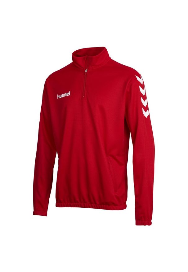 Bluza sportowa dla dorosłych Hummel Core 1/2 Zip Sweat. Kolor: czerwony. Sport: fitness