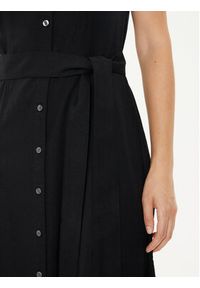 GAP - Gap Sukienka koszulowa 857655-02 Czarny Regular Fit. Kolor: czarny. Materiał: len, wiskoza. Typ sukienki: koszulowe #3