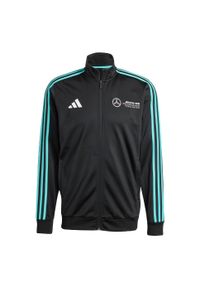 Adidas - Bluza dresowa Mercedes - AMG Petronas Formula One Team DNA. Kolor: czarny, biały, wielokolorowy. Materiał: dresówka