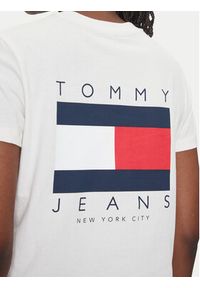 Tommy Jeans T-Shirt DW0DW21423 Biały Regular Fit. Kolor: biały. Materiał: bawełna #3